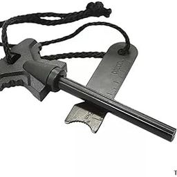 Fire Starter Magnesium Rod with Bottle Opener,Flint Steel Fire Starter for Survival Tool, Camping, Hiking-18