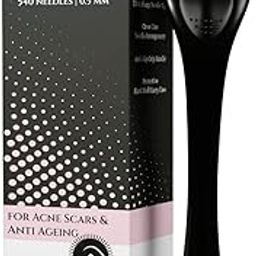 Blushlin Derma Roller for Anti Aging & Acne Scars | 0.5 mm 540 Titanium Alloy Micro Needles | Stimulates Collagen | Helps with Hyperpigmentation | Easy to use | Safe & Effective-2