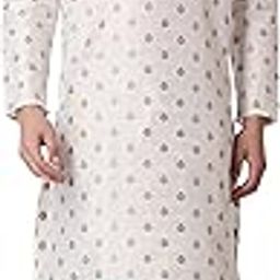 Men's Silk Blend Printed Kurta Dhoti Set-picture-14