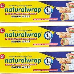 Butter Paper Roll for Kitchen Food Wrap - Premium Non-Stick Butter Wrapping Paper for Restaurants and Cafe use (1KG x Pack of 3)-picture-8