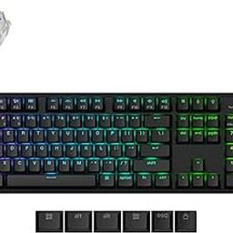 Keychron K10 HE Rapid Trigger Gaming Keyboard Wireless, Hall Effect Magnetic Switch Hot Swappable, 2.4 GHz/Bluetooth/Wired Adjustable Actuation, Full-Size Custom RGB for Mac Windows Linux-28