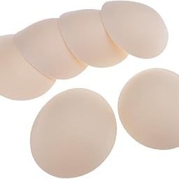 Club Bollywood®3 Pairs Beige Soft Round Bra Pads Inserts for Sports Top Swimsuit Bra|Crafts | Sewing | Foundations & Undergarments |3 Pairs Bra Pads Inserts-picture-31