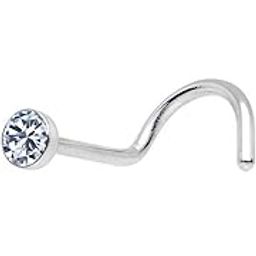 92.5-925 Sterling Silver Cubic Zirconia AD Stud Nose Pin Combo Set for Women Girls-image-66