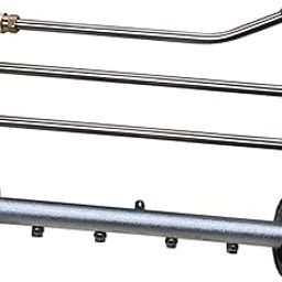 HEAVENGLOW Pressure Washer Undercarriage Cleaner Sprayer Sidewalks Car Wash Water Broom Black-image-15