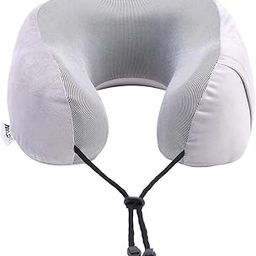 Boldfit Neck Pillow for Flight Travel Premium Memory Foam Neck Pillow for Travelling Soft Travel Pillow Adjustable Travel Neck Pillow Support for Sleeping Comfortable Head Support Neck Pillow - Grey-image-60