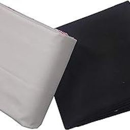 Trouser - Shirt Fabric Combo Box (Unstitched, All Weather Fabric,White Shirt + Black Trouser)-image-74