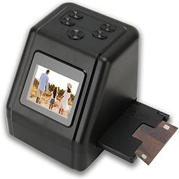 Film and Slide Scanner with 2.0 Inch LCD Screen, Convert Color and B and W Negatives Slides 135, 126, 110 Film to High Resolution 12MP JPEG Digital Photos-2