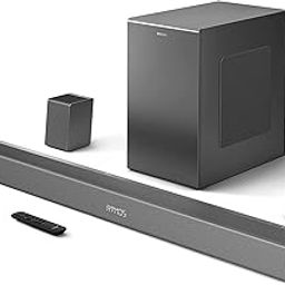 PHILIPS Soundbar TAB8967 7.1 CH (5.1.2) 780 Watt with HDMI ARC, AI Voice Assistant, Dolby Atmos, Real Surround, Wireless Subwoofer, Up-Firing Speakers, Wireless Rear Speakers (Black)-21