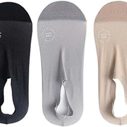 Loafer Socks for Men Pack of 3 Non-Slip No Show Anti-Skid Men’s Sock, Super Grip, Mesh Material, Anti-Bacterial Sweat Proof invisible Sock-image-6