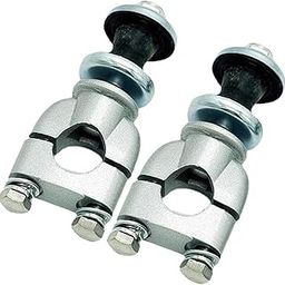 CLUB BOLLYWOOD® 2X Motorcycle Handlebar Risers Mount 7/8" for Dirt Pit Bike Silver ATV| Motors | Parts & Accessories |Other Motorcycle Parts|2 Pieces Handlebar Mount s-26
