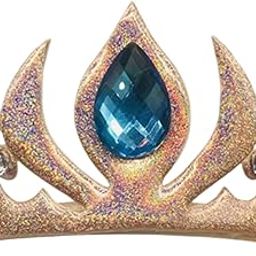 SYGA Elsa Flame Children Girl Baby Crown Headband, Baby Photo Shoots, Full Moon For 1 Year Old Baby Crown Head Hair Accessories (Champagne)-image-42