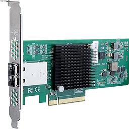 H!Fiber 12G External PCIe Controller Card, SAS/SATA HBA Card, Broadcom's SAS 3008 Chip, PCI Express 3.0 X8, 2X Mini SAS SFF-8644 Ports,Same as LSI SAS 9300-8E-28