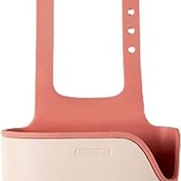 Sink Drain Rack Sink Organizer Sink Drain Hanging Bag for Kitchen Basin Home Pink Single-23