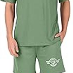 Cotton Blend Casual Round Neck Co-ord Set for Men's Printed Casual Sleepwear & Loungewear Set & Night Suits Set for Men’s-picture-27