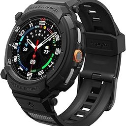 Spigen Rugged Armor Pro for Galaxy Watch 8 Classic (46mm) Case with Strap - Matte Black-image-58