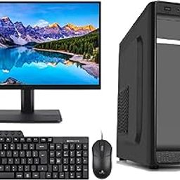 KRYNORCXY Computer Desktop PC - Core i5-4570 CPU, SSD, HD Graphics 4600, 22" inch LED Monitor, Keyboard & Mouse, Windows 10 Pro, Wi-Fi Enabled (16GB RAM, 512GB SSD)-24