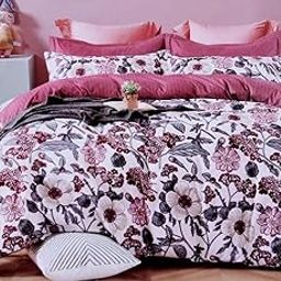 Laying Style™400tc 1 Reversible Comforter Super King Size108 x 108 Both Side Same Print 1 Bedsheet King Size 108 * 108 inches and 2 Pillow Cover (Comforter with Bedsheet)-image-111