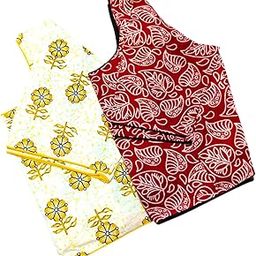 Round Neck Cotton Blouse for Women | Short Sleeve Floral Printed Design | Lightweight Soft Fabric | Ideal for Summer Casual Look, Office Wear, and Daily Outfits-image-74