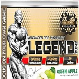 Dexter Jackson Legend Pump | Advanced Pre-workout Formula | Green Apple Flavor | 432 Gram-picture-15