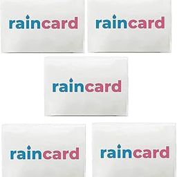 Unisex Disposable Rain Card for Emergency Use | Waterproof Rain with Smallest Pocket Size| Easy to Carry & Use and Reusable | 2 to 3 time wear Thin Plastic-image-6