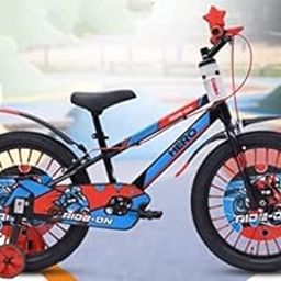 Hero Ride ON 20T Kids' Bicycle - Trailblazing Adventure for Ages 5-10 | Premium Design, Safety, and Fun in (Blue/Orange)-image-9