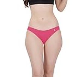 Cotton Lycra Stretchable Bikini Rise Premium Panty for Women (in, Alpha, S, Regular, Coral Pink Maroon)-image-25