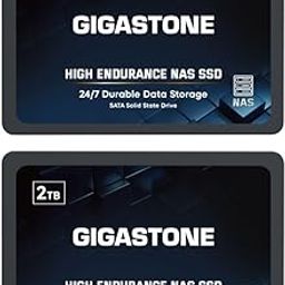 Gigastone Enterprise 2TB NAS SSD (2-Pack) 24/7 High Endurance Business Server Homelab Network Attached Storage Cache RAID 2.5" SATA III Internal Solid State Drive 3D NAND SLC Cache Memory Expansion-image-25