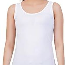New White Vest for Womens Soft Pure Cotton-35