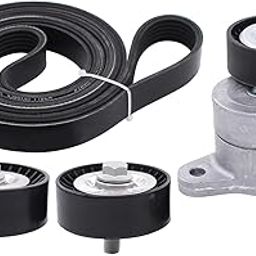 ApplianPar Serpentine Belt Component Kit Idler Pulley Tensioner Assembly for Chrysler 200 for Dodge Journey for Jeep Compass-image-12