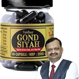 Gond Siyah- Instant Ayurvedic Pain Relief Capsule | Pack of 30 Capsule-image-68