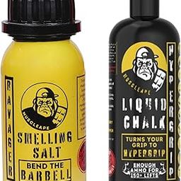 Liquid Chalk & Ammonia Smelling Salt Ravager Turn Your Grip Into Titanium Strength Hypergrip| Strongest Ammonia Smelling Salt. for Bodybuilders, Weightlifters & Other Strength Athletes-image-42