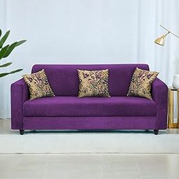 Casaliving - Lifestyle 3 Seater Sofa for Living Room (Purple)-image-38