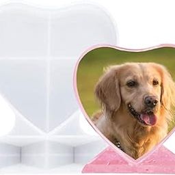 INOG Resin Photo Frame Molds - Resin Heart Mold,Silicone Molds Picture Frame,Epoxy Molds for Casting,Resin Molds,Craft Project,Photos Display Tool,Art Supplies,Home Decor,Gift-18