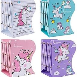 SOPTOOL Foldable Unicorn Expandable Metal Book Shelf Storage Organizer Rack for Kids | Desktop at Office,Book Shelves for Living Room studyroom,Desktop bookcases and Shelves (Multicolour)-31