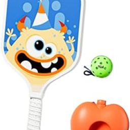 VELURA Pickleball Paddle with Ball and Base for Beginner Family Kids Indoor Outdoor Blue|1 Bicycle Pedal Wrench|Racquets| Tennis & Racquet Sports-picture-11