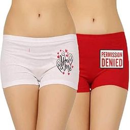 Ladies Boyshort, Ladies Boyshort Panty, Boyshort Panties for Women, (Pack of 2)-picture-40