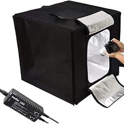 Godox LSD40 Mini Photography Studio Lighting Tent, 5800K Double LED Light Boards Studio Box for Photography Shooting (16 x 16 x16 inch)-image-39