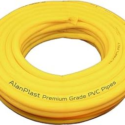 AlanPlast 0.75-Inch (3/4 Inch) PVC Garden Water Pipe Kit - Complete with Clamps & Connectors | Lightweight, Durable, Flexible - Ideal for Effortless Watering! (20 Meters/65.6 Foot)-image-89