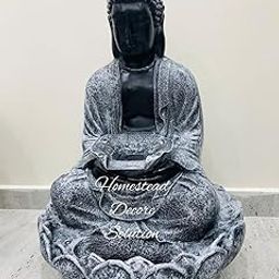 Homestead decore Solution Garden Fountain with LED Light, Buddha Statue, Decorative Water Feature, Buddha Kamal fountain3 feet | Home Decor Fountain| Water Fountain for officefiber (Unbreakable)-image-47