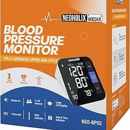 Neoholix Medix Neo-BP02 Digital Blood Pressure Monitor – Advanced Accuracy, Compact & User-Friendly Design for Blood Pressure Management-1