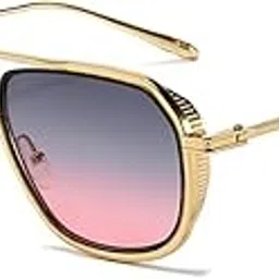 secret lives Stylish Sunglasses | UV400 Protection | Polycarbonate Gradient Lens | Full Rim | Metal Frame | Unisex-picture-20