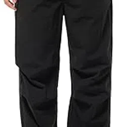 bewakoof Women's Nylon Solid Oversized Fit Casual Pants-picture-12