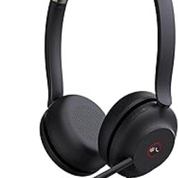 Yealink UH37 Dual with Microphone Wired Headset USB C, MS Teams Certified, Passive Noice cancelation Audio, LED Indicator & MS Teams Button, Black (UH37 USB C)-20