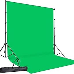 Boltove® 8X12 Ft. Green Screen Backdrop with Stand 9x9 Ft. Wide Photo Backdrop Stand, Photo Backdrop Stand. Kit Include Carry Bag-21