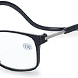 AEC OGFlex Unisex Magnetic Front Connect Reading Glasses Power Adjustable Full Rim Dual-Tone Frame Stylish Eyewear with Soft Sleeve Case for Men & Women-picture-20