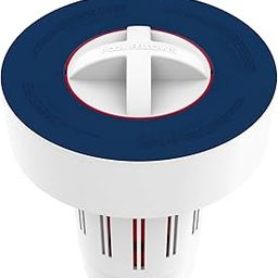 POOL FELLOWS Pool Chlorine Tablet Dispenser, Floating Chlorine Tbalet Holder with Reminder and 3 Ajustable Settings, Durable Chlorinator for Swimming Pools, Large Size, Blue-picture-21