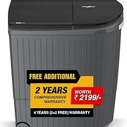 Whirlpool 9 Kg 5 Star Semi-Automatic Top Loading Washing Machine (HYDROWASH ELITE 9.0 MIDNIGHT GREY(10YR), 3D Wave Technology)-image-74