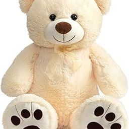 HUG 'n' FEEL SOFT TOYS 4 Feet Cream Giant Teddy Bear Soft, Plush, And Cuddly Stuffed Animal For Kids, Birthdays, Anniversaries, Valentine'S Day, And Special Occasions Large Huggable-image-86