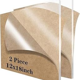 Sure Laser Cut Clear Transparent Acrylic Sheets 12 x 18 Inch (30 x 45cm) 3mm Thickness Square Plexiglass Clear Acrylic Sheet Board For Glass Art Painting, DIY Crafts Projects, Photo Frames (Pack of 2)-image-50