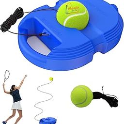 Khasala Brothers® Tennis Trainer Rebound Ball Set,Tennis Balls Solo Tennis Training Equipment,Practice Ball with String, Portable Training Tool for Kids and Adult (Pack of 1 Set)-image-8
